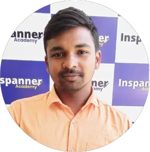 Vignesh selected as MERN Stack Developer from Inspanner Academy